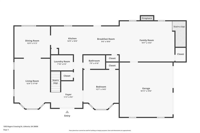 1592 Rogers Crossing Drive, Lithonia, GA 30058