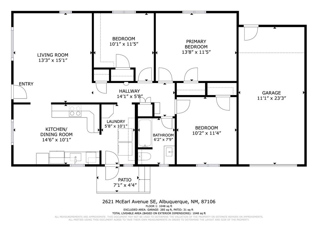 Image 33 of property listing at 2621 McEarl Avenue SE, Albuquerque, NM 87106