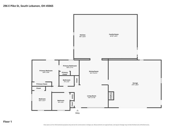 296 E Pike Street, South Lebanon, OH 45065