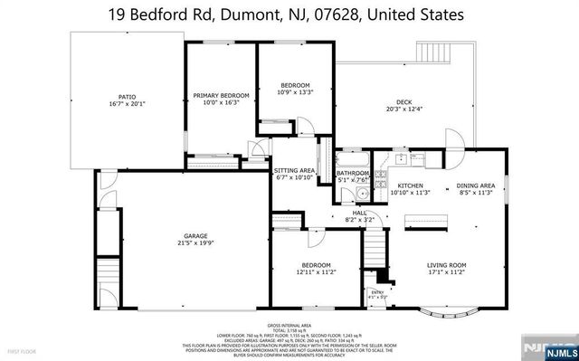 19 Bedford Road, Dumont, NJ 07628