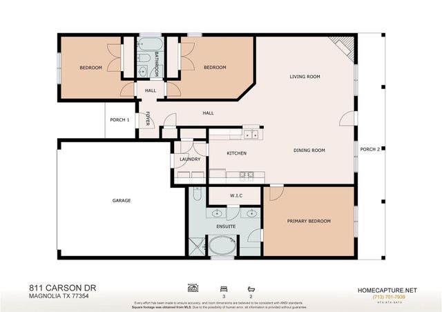 811 Carson Drive, Magnolia, TX 77354