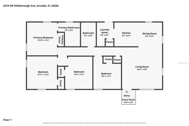 2419 SW HILLSBOROUGH AVENUE, Arcadia, FL 34266