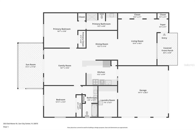 332 CLUB MANOR DRIVE, Sun City Center, FL 33573