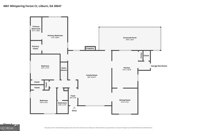 4061 Whispering Forest Court SW, Lilburn, GA 30047