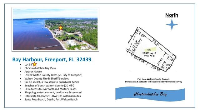 Lot 59 N Sunset North, Freeport, FL 32439