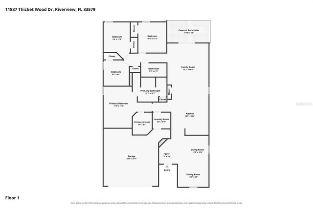 11837 THICKET WOOD DRIVE, Riverview, FL 33579
