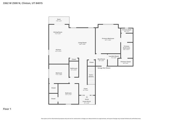3362 W 2500 N, Clinton, UT 84015
