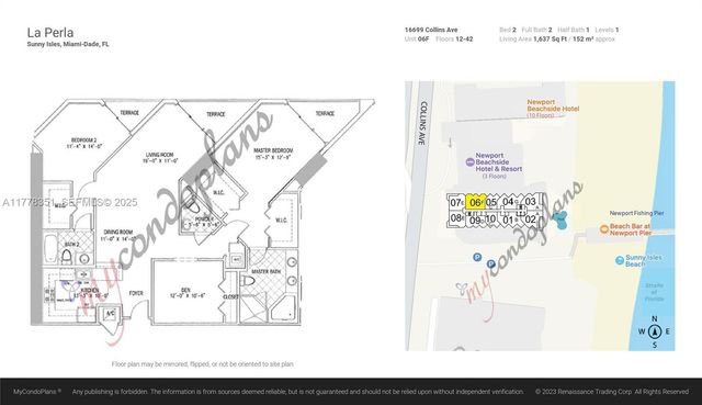 16699 Collins Avenue 2406, Sunny Isles Beach, FL 33160