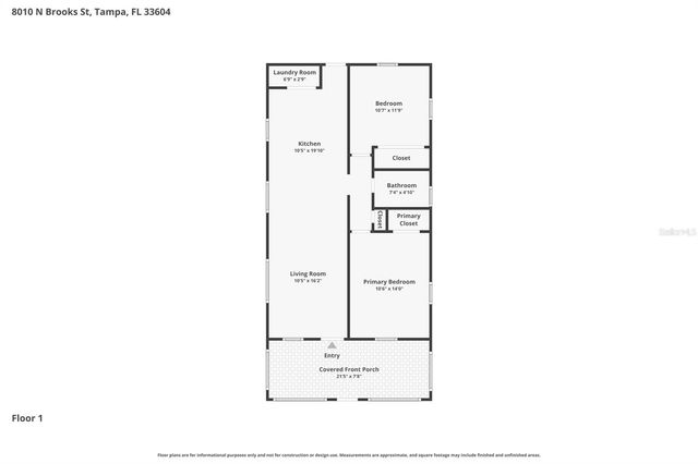 8010 N BROOKS STREET, Tampa, FL 33604