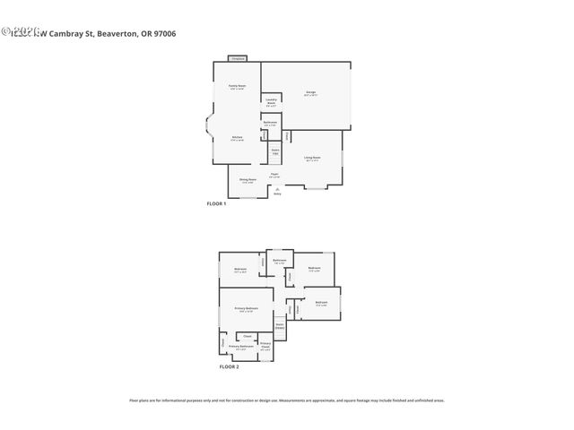 18281 Nw CAMBRAY St, Beaverton, OR 97006