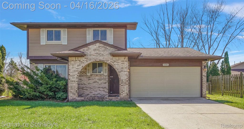 43603 Emrick Drive, Canton Charter Township, MI 48187