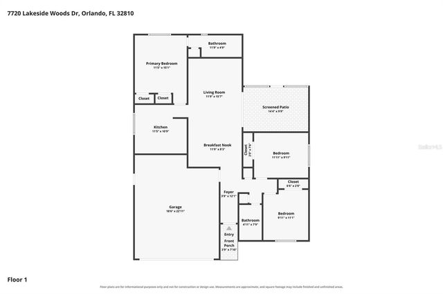 7720 LAKESIDE WOODS DRIVE, Orlando, FL 32810