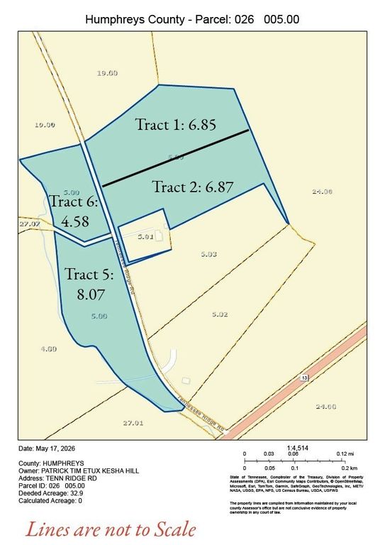 0 Tennessee Ridge Road, Waverly, TN 37185