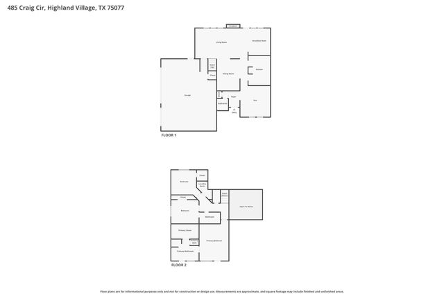 485 Craig Circle, Highland Village, TX 75077