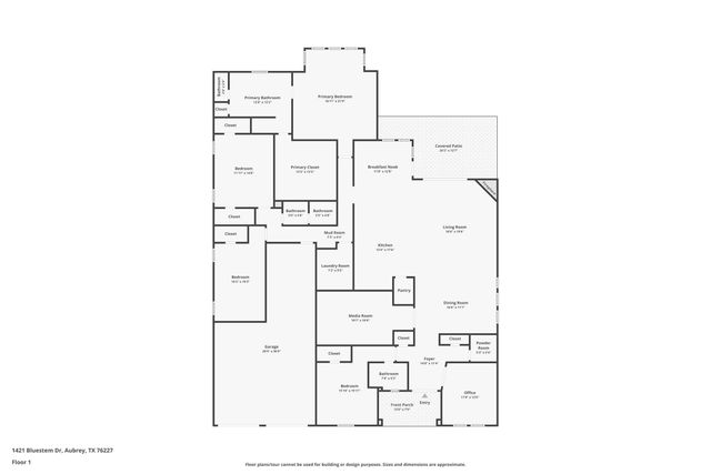 1421 Bluestem Drive, Aubrey, TX 76227