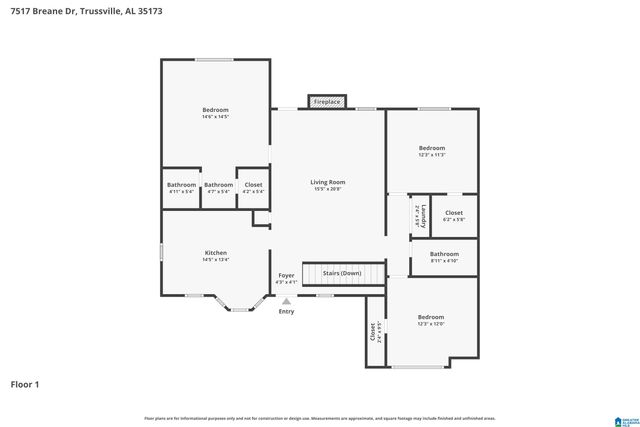 7517 BREANE DRIVE, Trussville, AL 35173