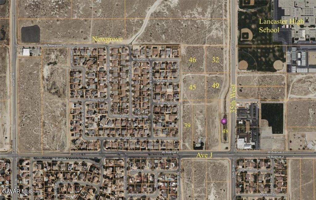 35th West & Ave J, Nw Corner, Lancaster, CA 93536