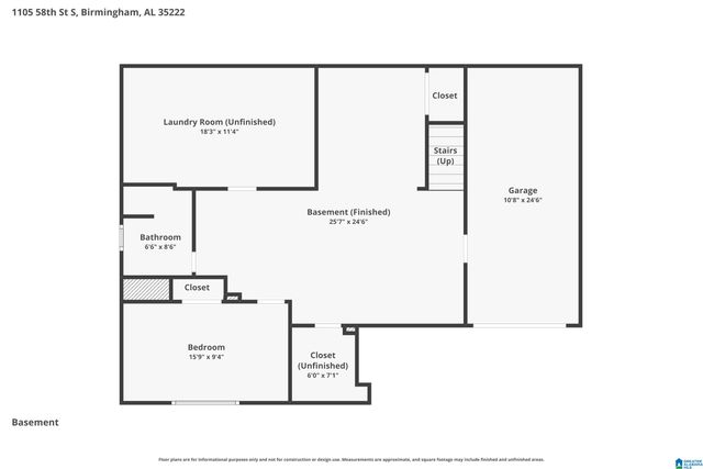 1105 58TH STREET S, Birmingham, AL 35222