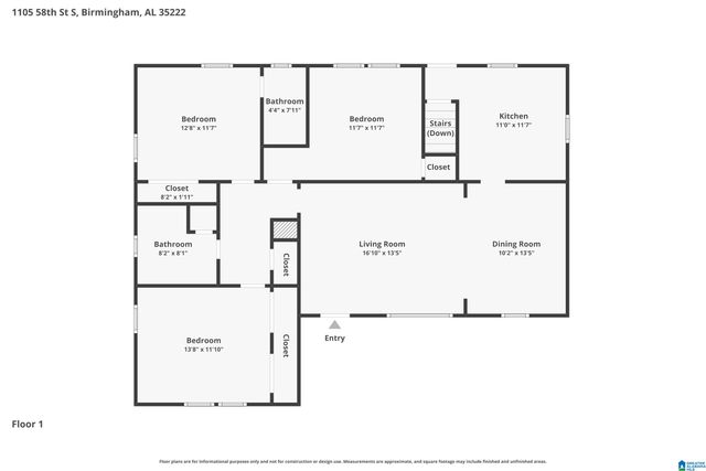 1105 58TH STREET S, Birmingham, AL 35222