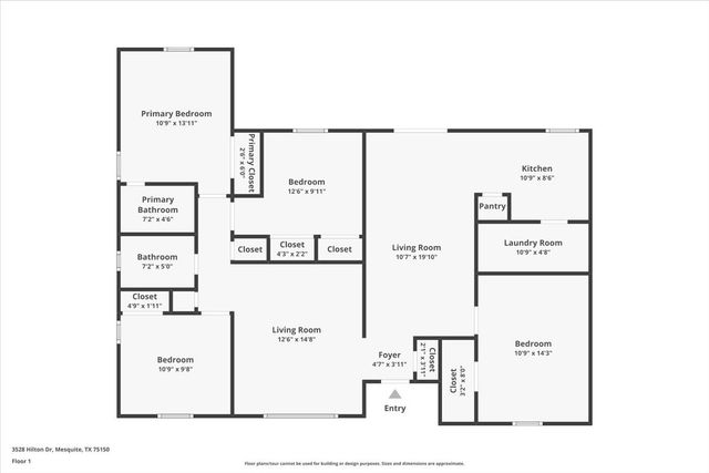 3528 Hilton Drive, Mesquite, TX 75150