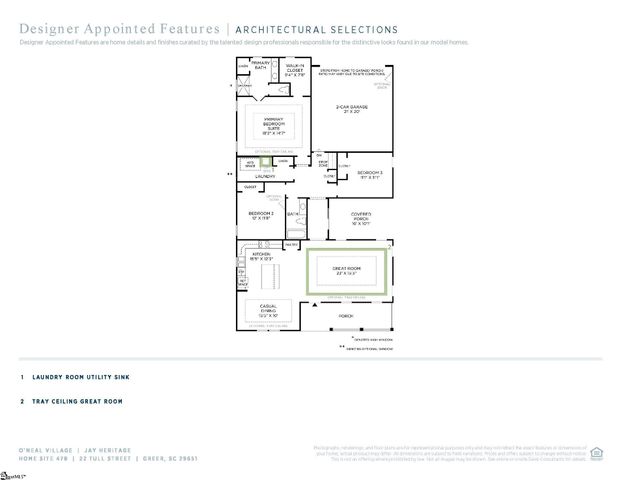 22 Tull Street Lot 478 Lot 478 Jay, Greer, SC 29651