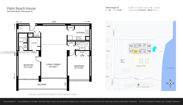 5600 N Flagler Drive 1502, West Palm Beach, FL 33407