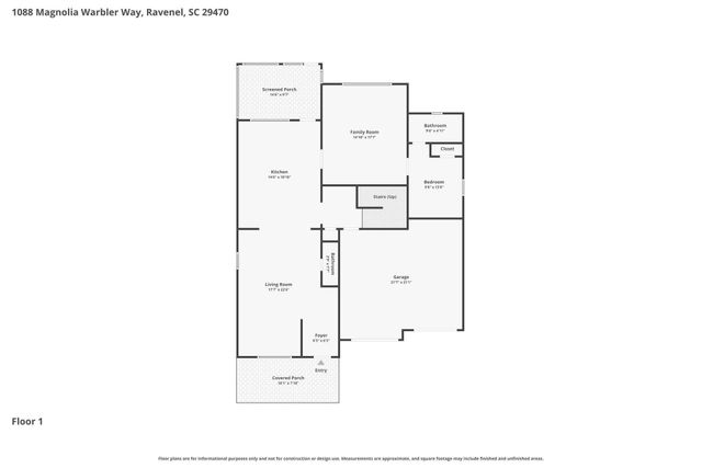 1088 Magnolia Warbler Way, Ravenel, SC 29470