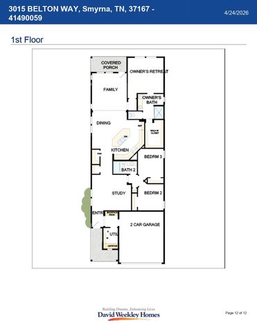 3015 Belton Way, Smyrna, TN 37167