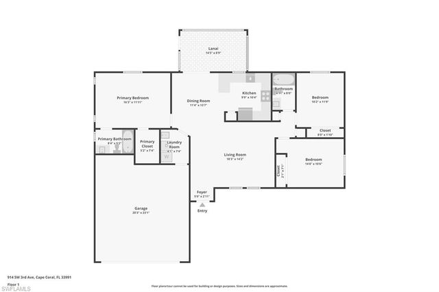 914 SW 3rd AVE, Cape Coral, FL 33991