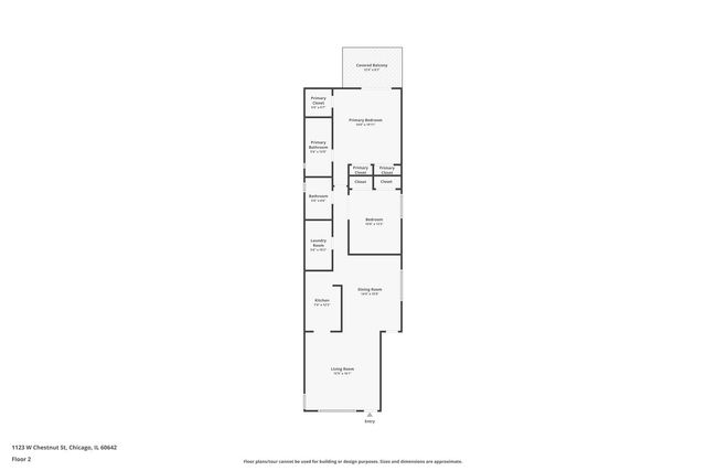 1123 W Chestnut Street 2E, Chicago, IL 60642