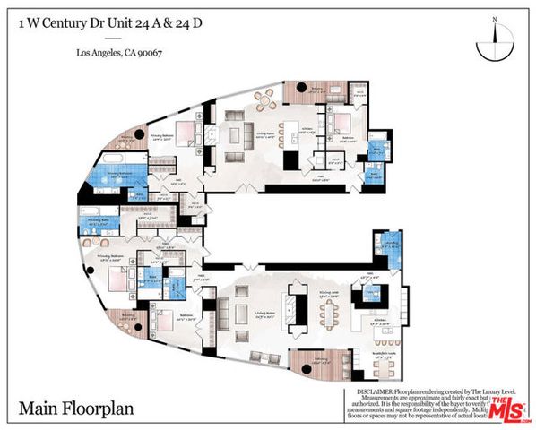 1 W Century Drive 24A & 24D, Los Angeles, CA 90067