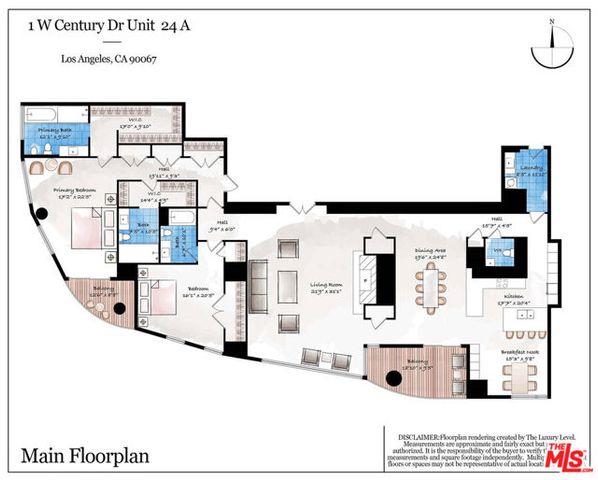 1 W Century Drive 24A & 24D, Los Angeles, CA 90067