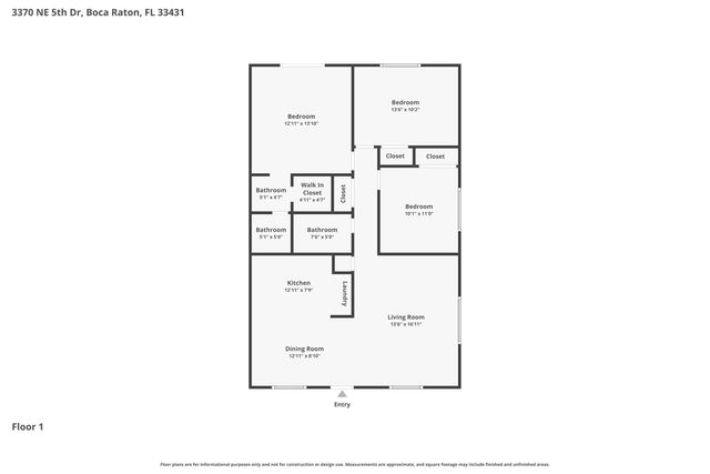 3370 NE 5TH Drive, Boca Raton, FL 33431