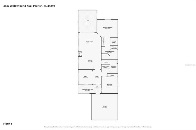 4842 WILLOW BEND AVENUE, Parrish, FL 34219