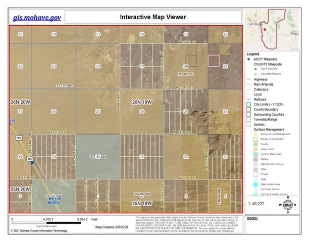 0000 Cedar Road, Dolan Springs, AZ 86441