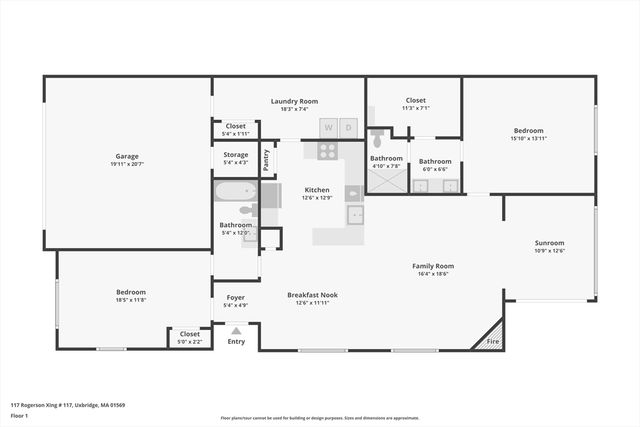 117 Rogerson Xing 117, Uxbridge, MA 01569