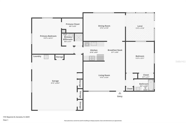 1741 BAYONNE STREET, Sarasota, FL 34231