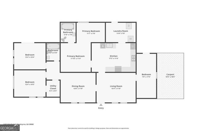 1482 Whitfield Street SE, Smyrna, GA 30080