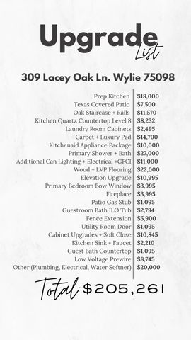 309 Lacey Oak Lane, Wylie, TX 75098