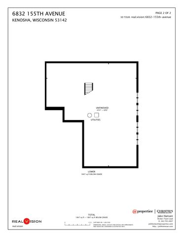 6832 155th AVENUE, Kenosha, WI 53142