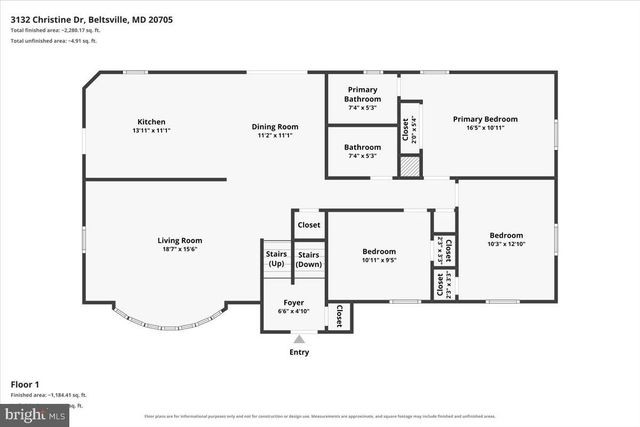 3132 CHRISTINE DR, Beltsville, MD 20705