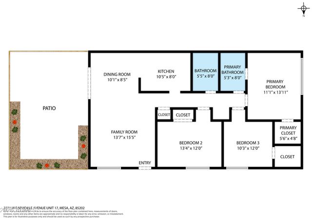 2221 W FARMDALE Avenue 17, Mesa, AZ 85202