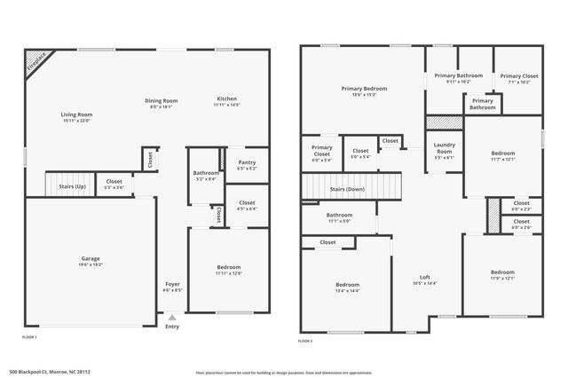500 Blackpool Court, Monroe, NC 28112
