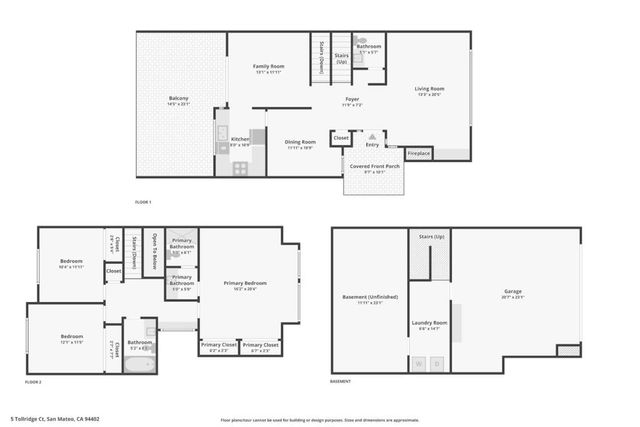 5 Tollridge Court, San Mateo, CA 94402