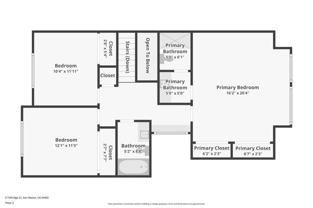 5 Tollridge Court, San Mateo, CA 94402