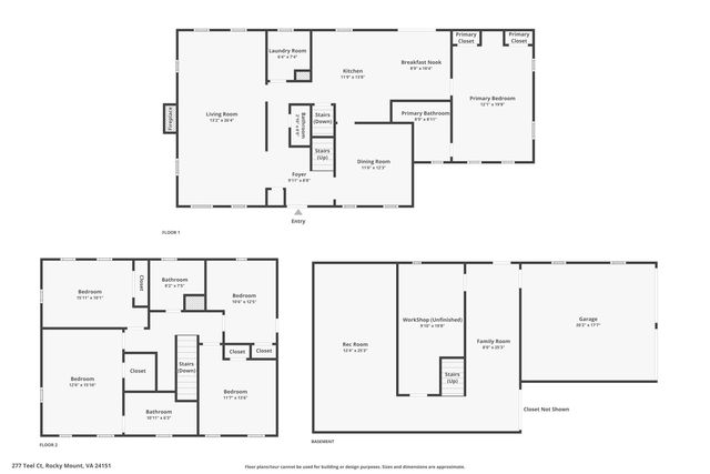 277 Teel CT, Rocky Mount, VA 24151