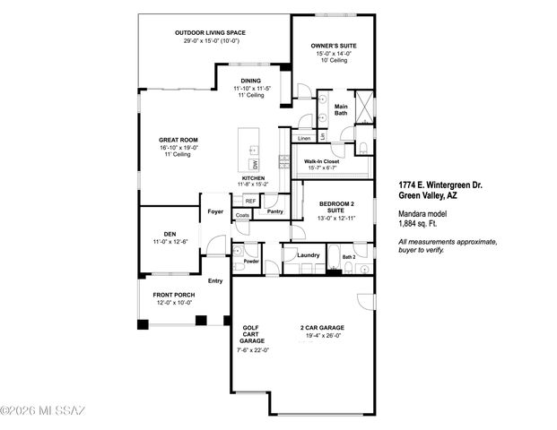 1774 E Wintergreen Drive, Green Valley, AZ 85614