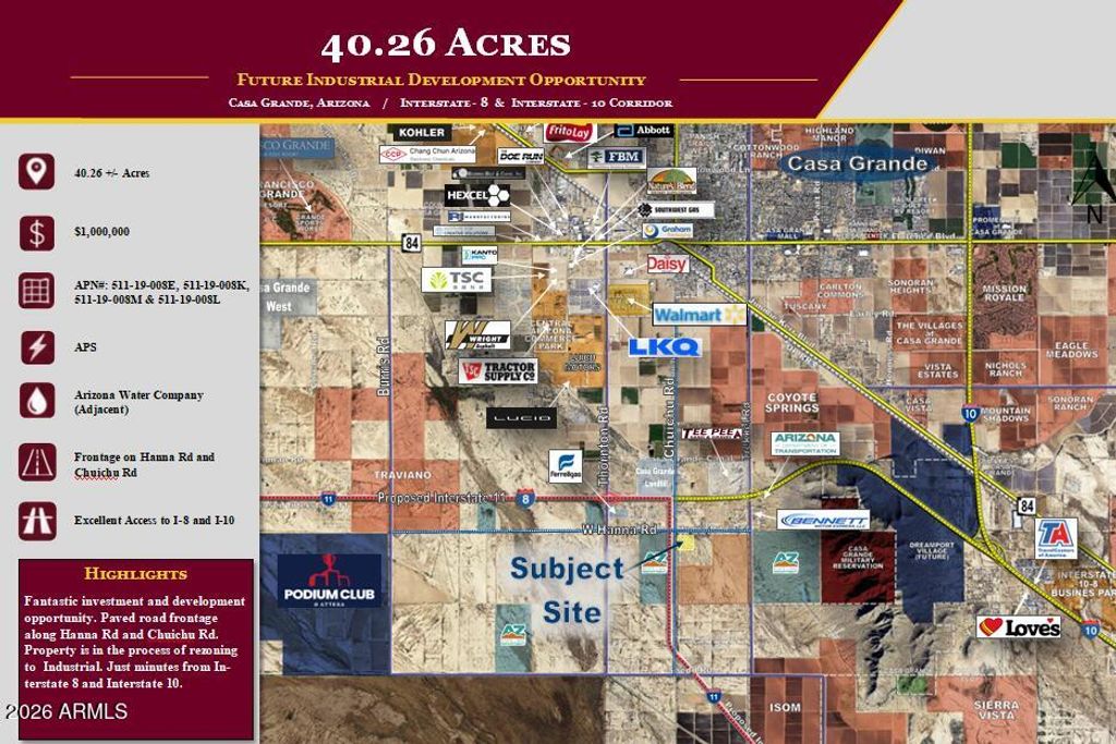 001 SE Hanna Road -, Casa Grande, AZ 85193 — exterior