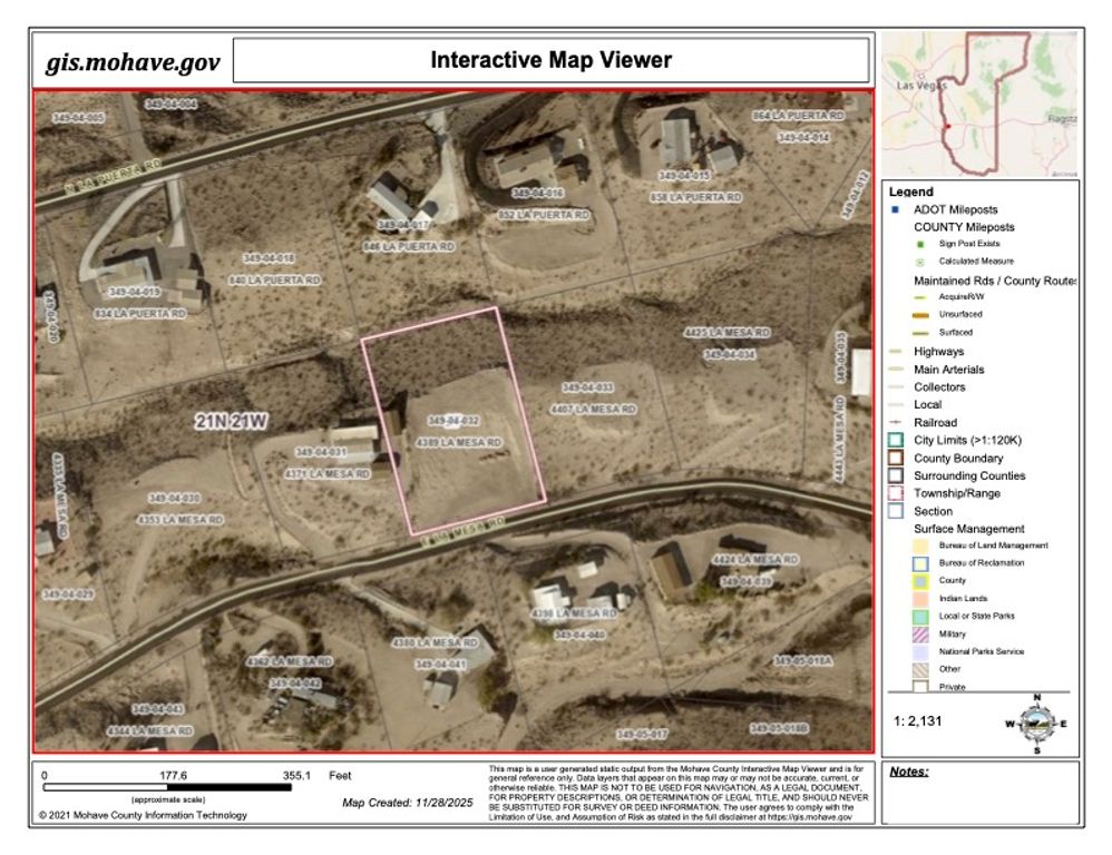 4389 La Mesa Road, Bullhead City, AZ 86429
