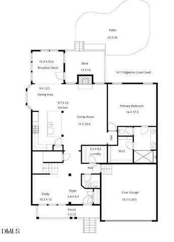 1617 Edgerock Cove Court, Cary, NC 27519